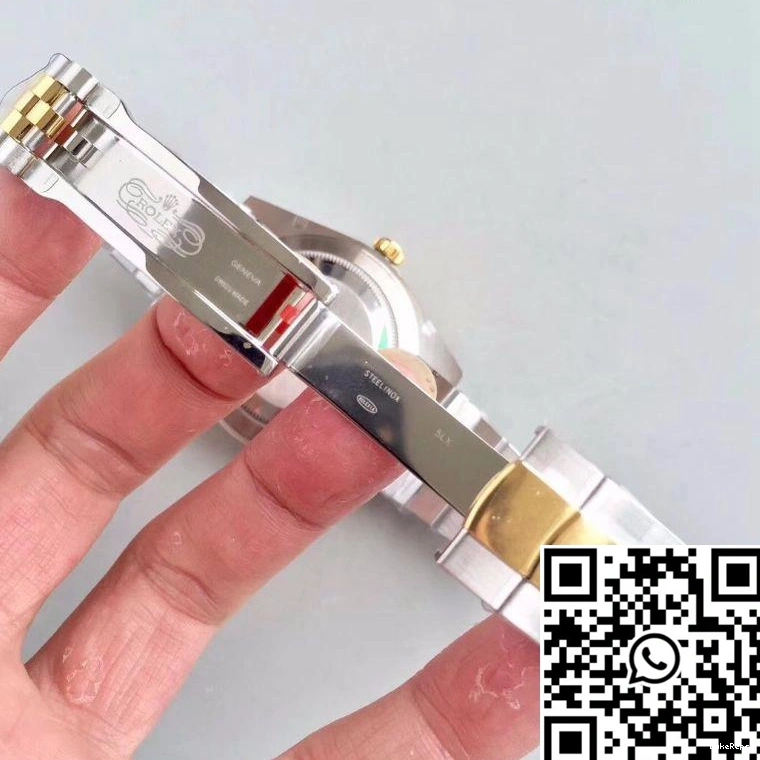 EW Datejust Gold 41MM Rolex Textured Factory Dial Diamond-studded 126333-0003 1217